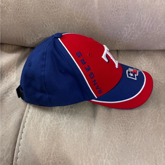 Texas Rangers Red and Blue Baseball Cap - Picture 2 of 8